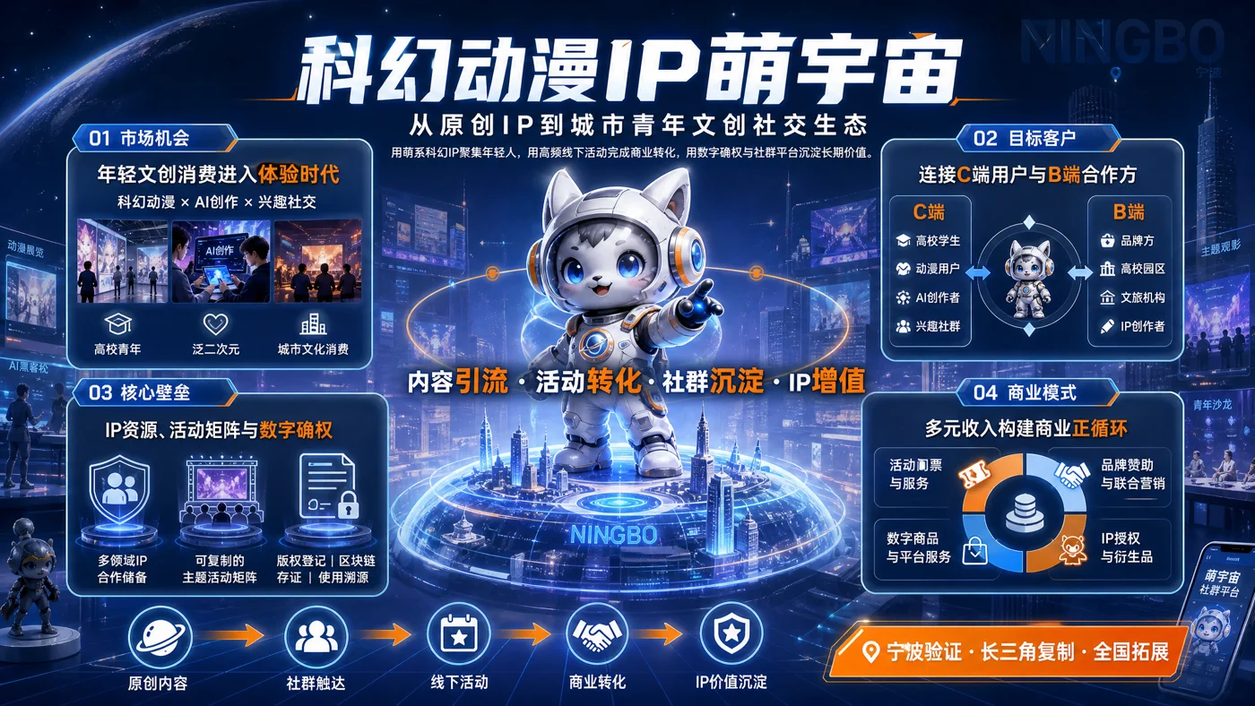 科幻动漫 IP 萌宇宙项目介绍